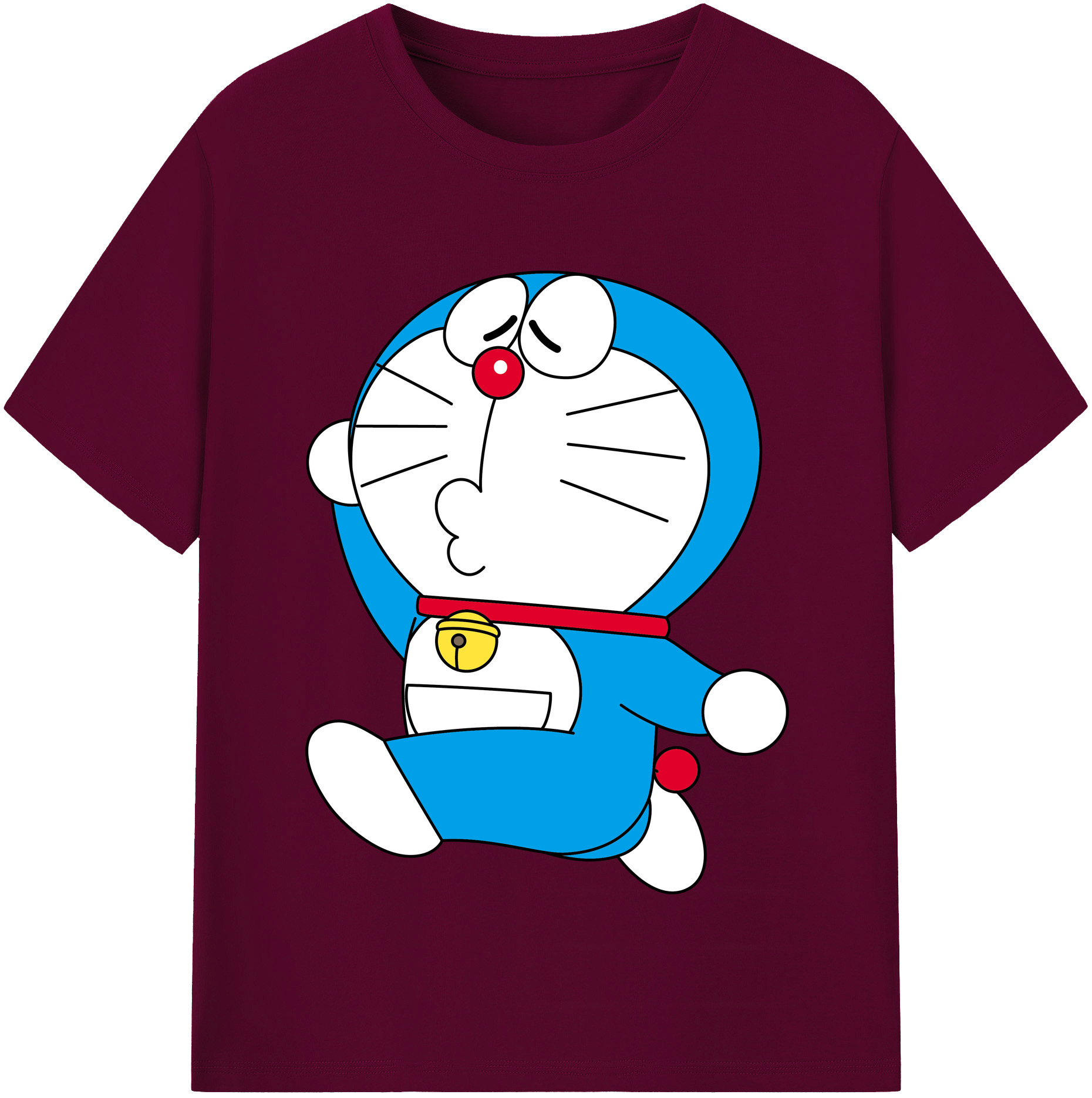 （画像用） ドラえもん Doraemon レディースカジュアルプリントTシャツ（綿100％）